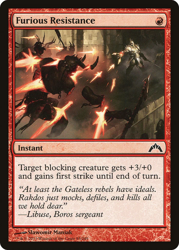 Furious Resistance · Gatecrash