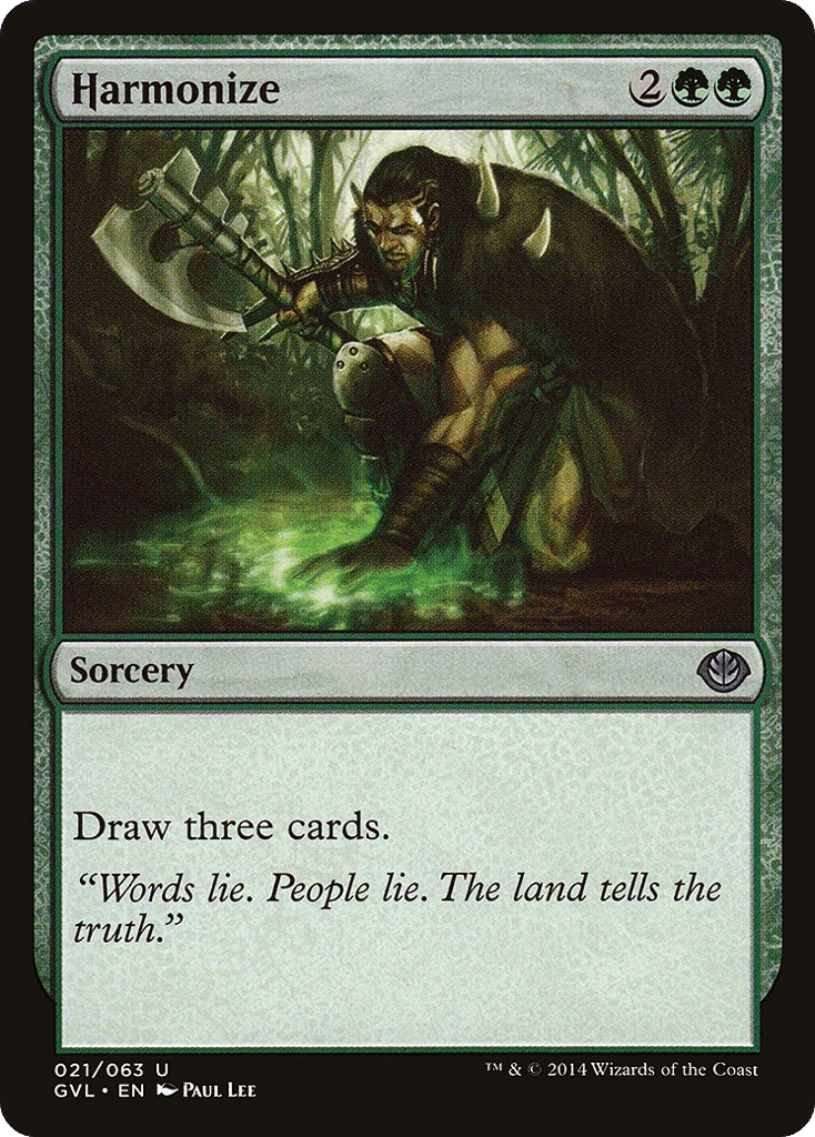 Harmonize · Duel Decks Anthology: Garruk vs. Liliana