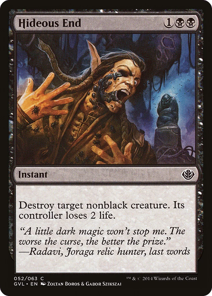 Hideous End · Duel Decks Anthology: Garruk vs. Liliana