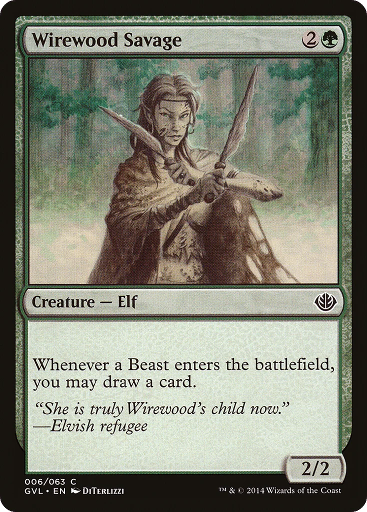 Wirewood Savage · Duel Decks Anthology: Garruk vs. Liliana
