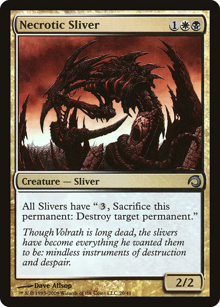 Necrotic Sliver · Premium Deck Series: Slivers