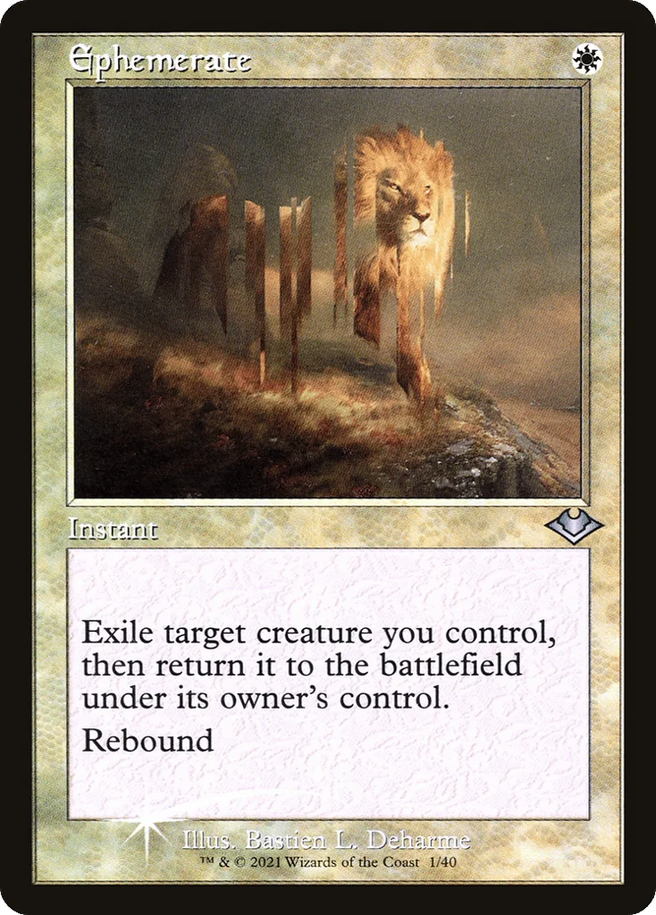 Ephemerate · Modern Horizons 1 Timeshifts