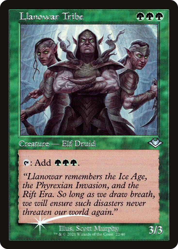 Llanowar Tribe · Modern Horizons 1 Timeshifts