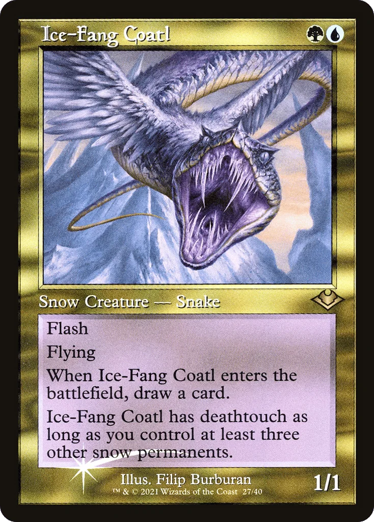 Ice-Fang Coatl · Modern Horizons 1 Timeshifts
