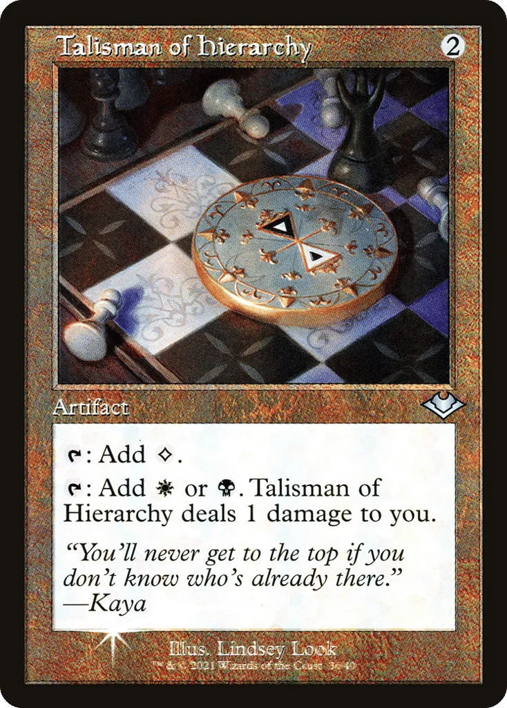 Talisman of Hierarchy · Modern Horizons 1 Timeshifts