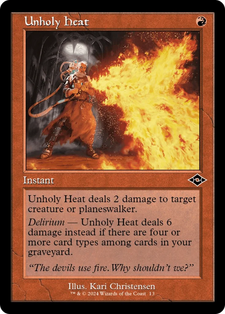 Unholy Heat · Modern Horizons 2 Timeshifts