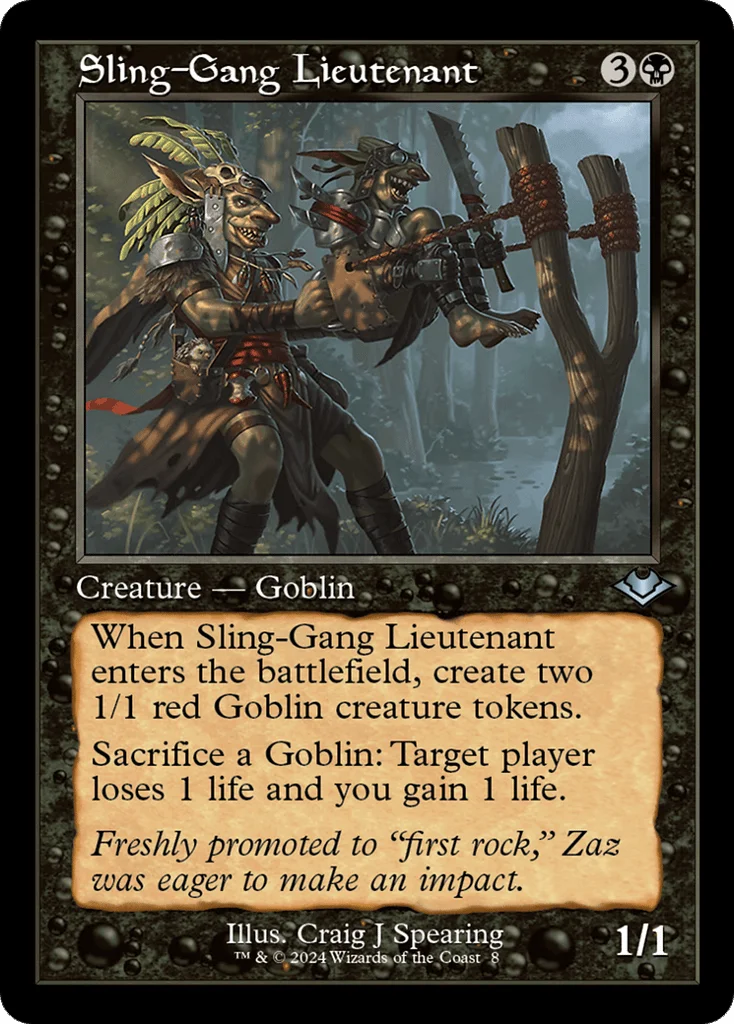 Sling-Gang Lieutenant · Modern Horizons 2 Timeshifts