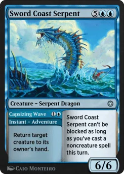 Sword Coast Serpent // Capsizing Wave