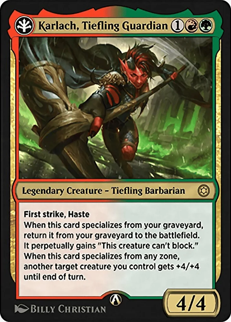 Karlach, Tiefling Guardian · Alchemy Horizons: Baldur's Gate