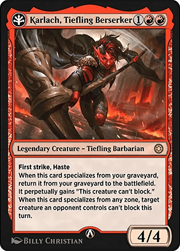 Karlach, Tiefling Berserker · Alchemy Horizons: Baldur's Gate