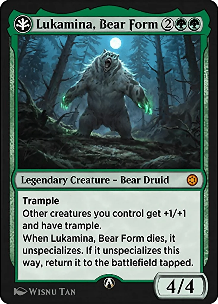 Lukamina, Bear Form · Alchemy Horizons: Baldur's Gate