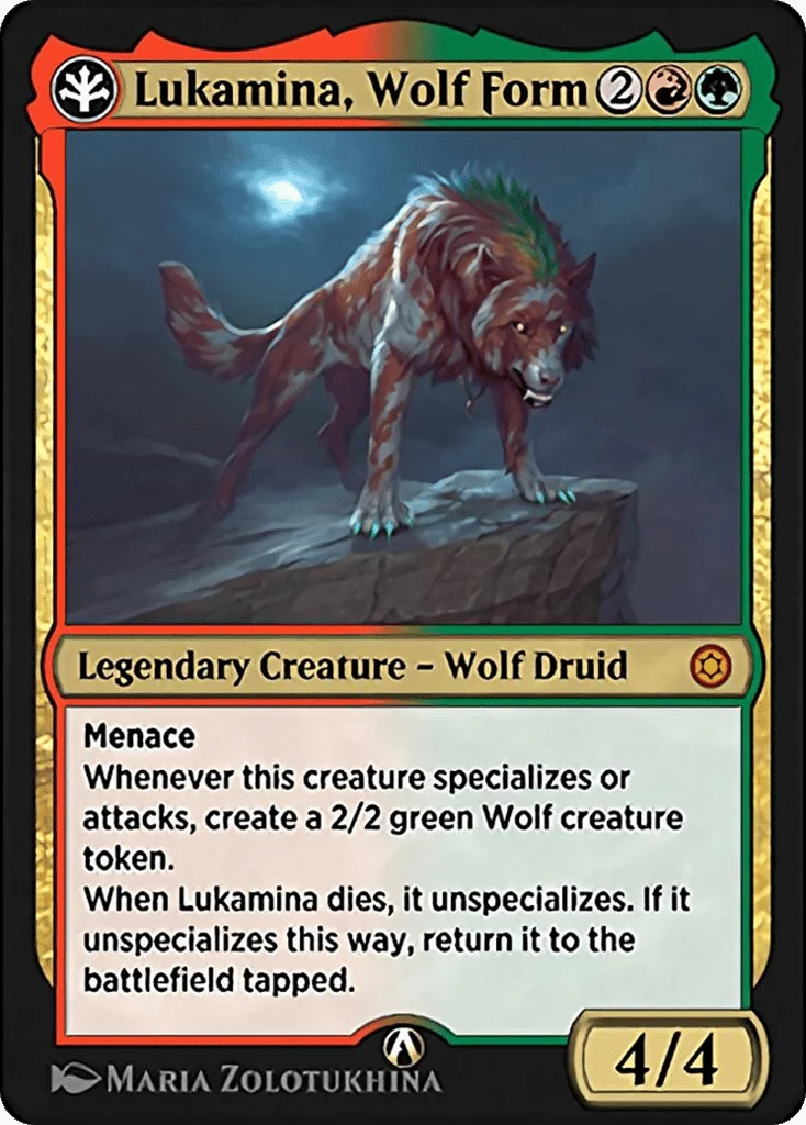 Lukamina, Wolf Form · Alchemy Horizons: Baldur's Gate
