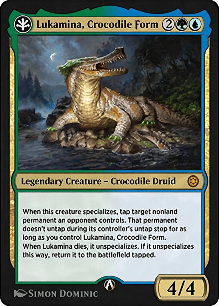 Lukamina, Crocodile Form · Alchemy Horizons: Baldur's Gate