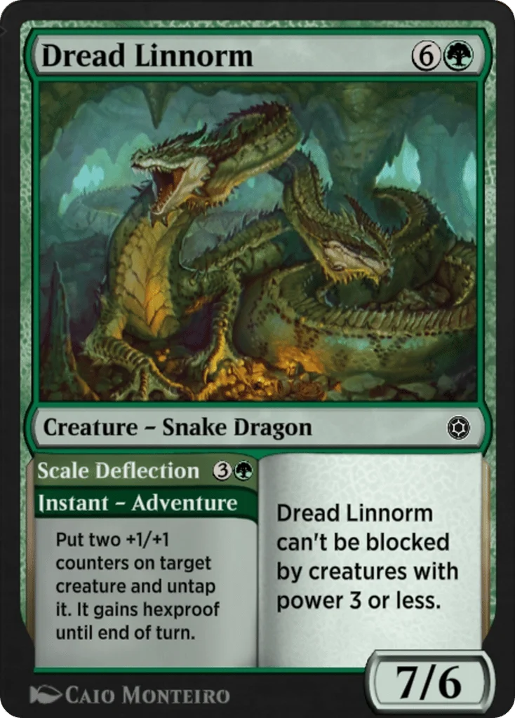 Dread Linnorm // Scale Deflection · Alchemy Horizons: Baldur's Gate