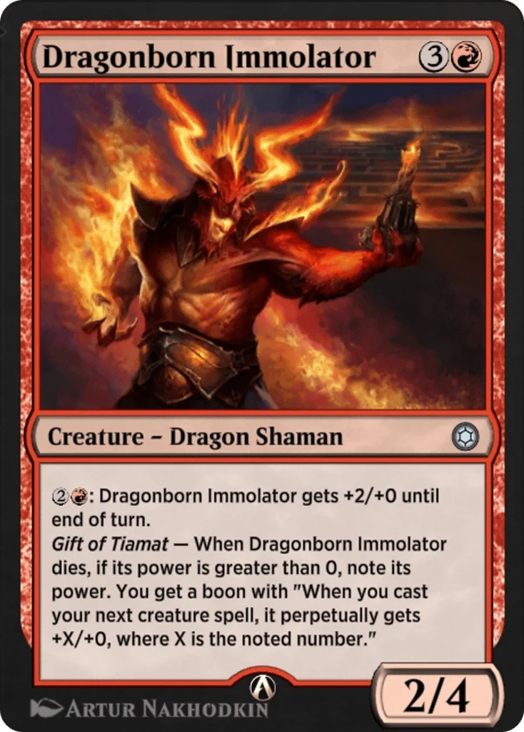 Dragonborn Immolator · Alchemy Horizons: Baldur's Gate