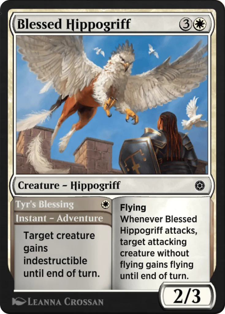 Blessed Hippogriff // Tyr's Blessing · Alchemy Horizons: Baldur's Gate