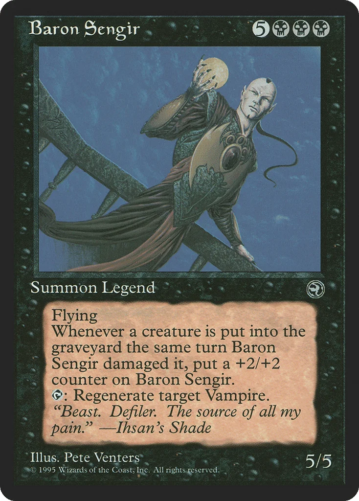 Baron Sengir · Homelands