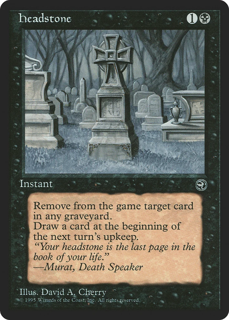 Headstone · Homelands