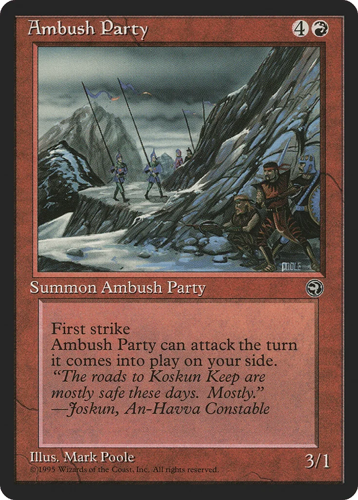 Ambush Party · Homelands