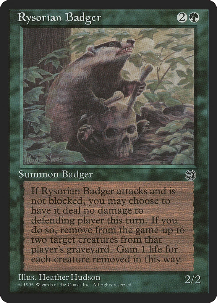 Rysorian Badger · Homelands