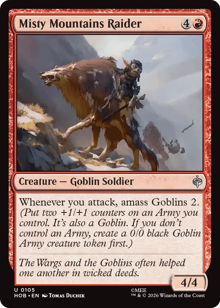 Misty Mountains Raider · The Hobbit