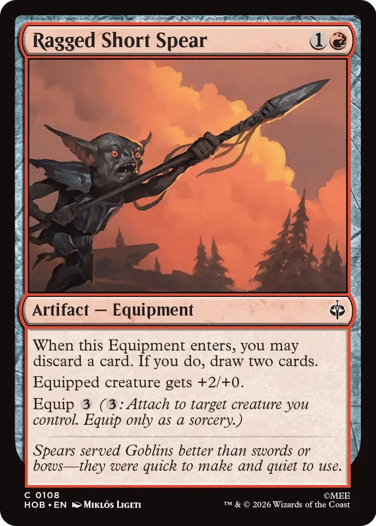 Ragged Short Spear · The Hobbit