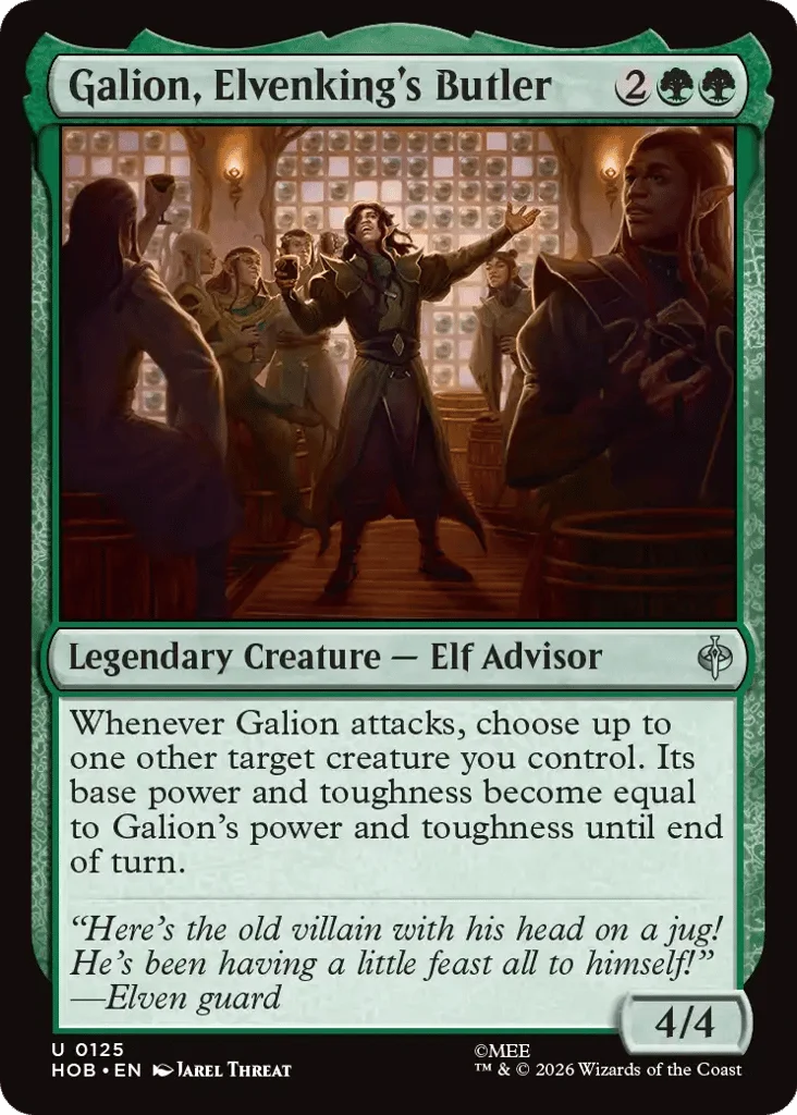 Galion, Elvenking's Butler · The Hobbit