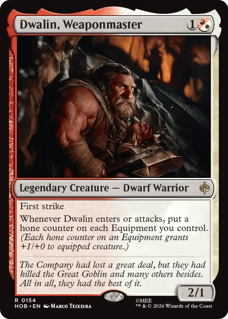 Dwalin, Weaponmaster · The Hobbit