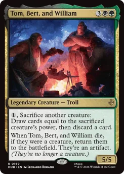 Tom, Bert, and William