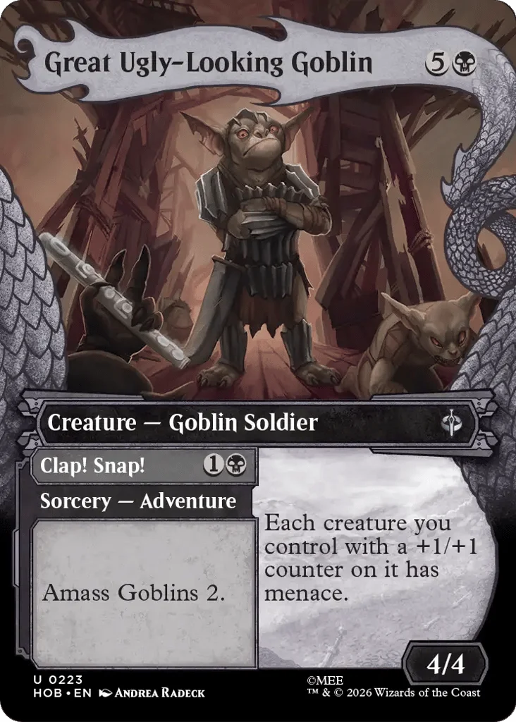 Great Ugly-Looking Goblin // Clap! Snap! · The Hobbit