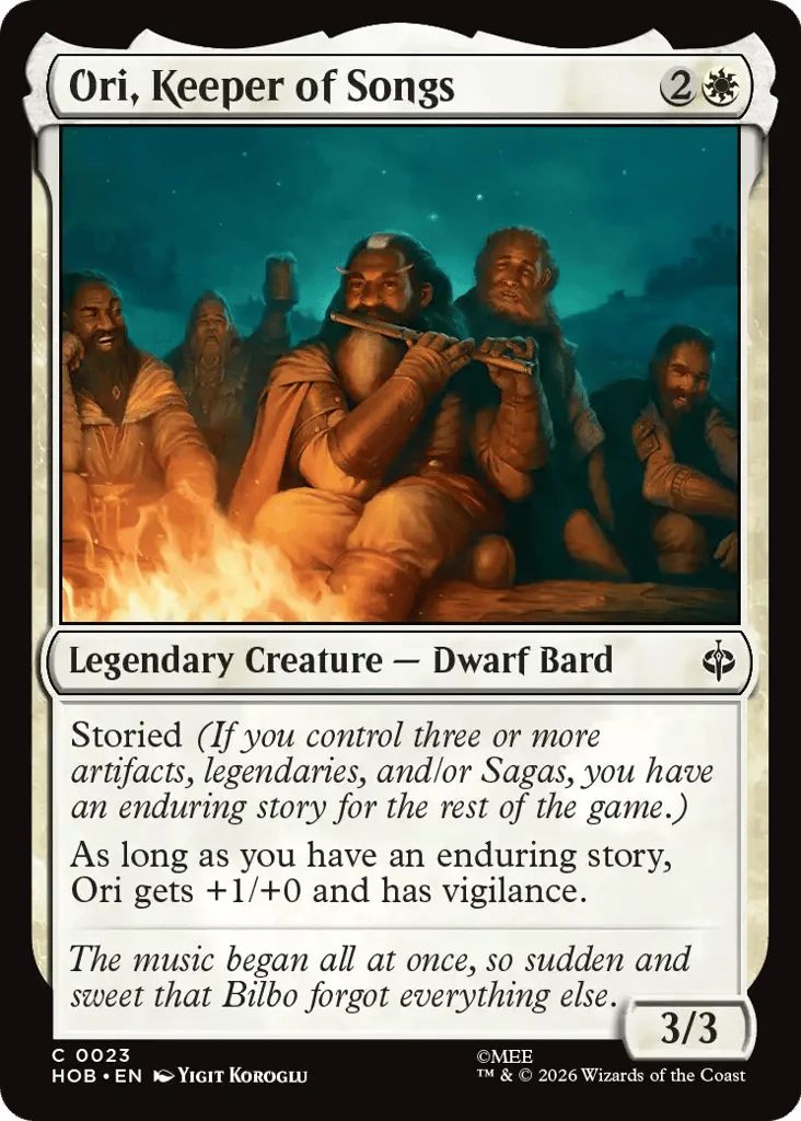 Ori, Keeper of Songs · The Hobbit