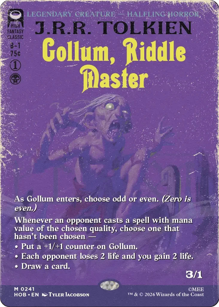 Gollum, Riddle Master · The Hobbit