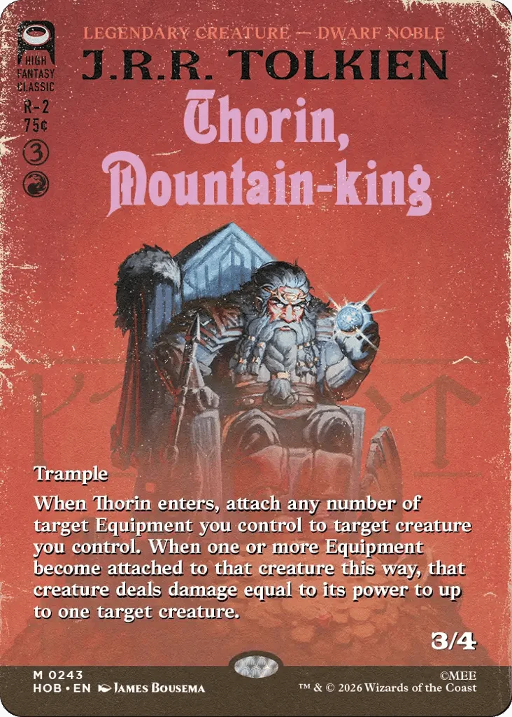 Thorin, Mountain-king · The Hobbit