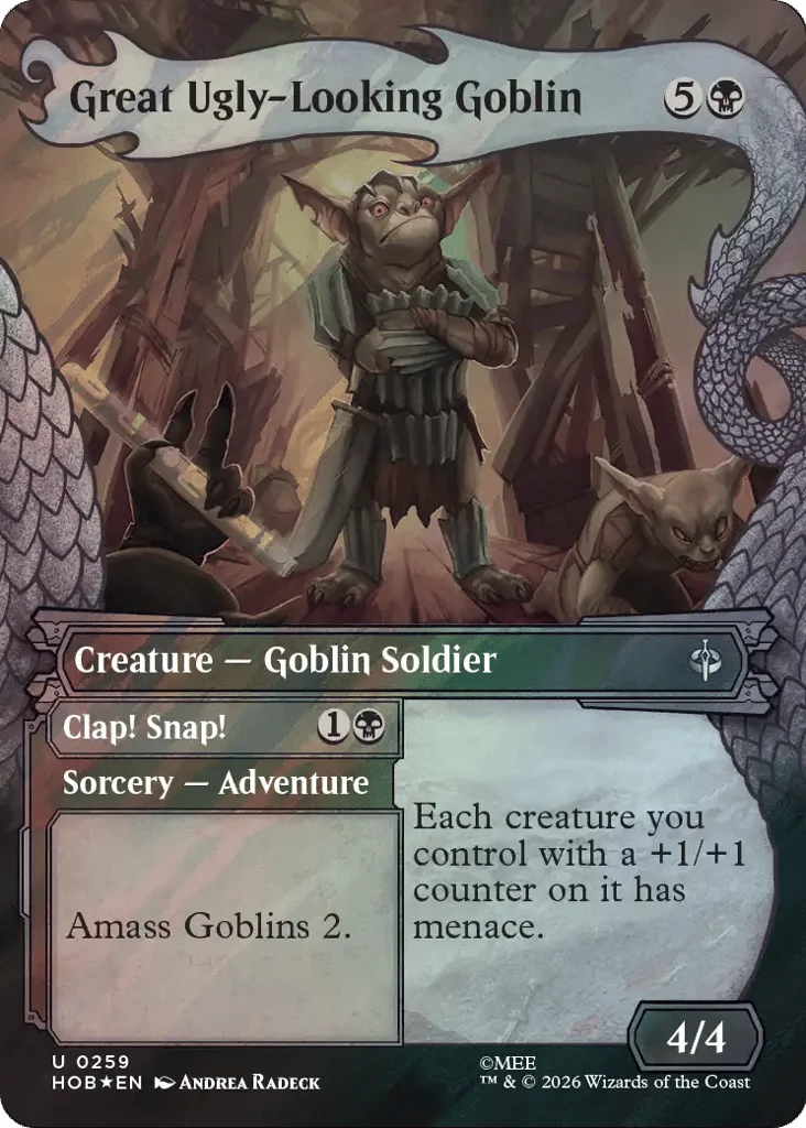 Great Ugly-Looking Goblin // Clap! Snap! · The Hobbit