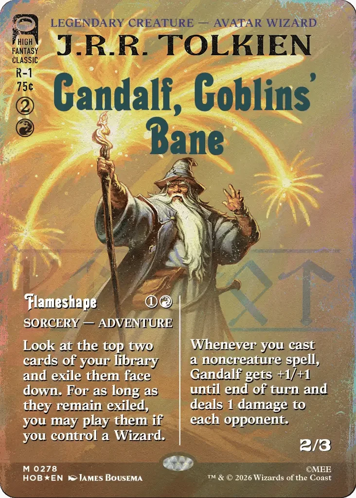 Gandalf, Goblins' Bane // Flameshape · The Hobbit