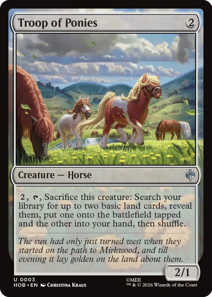Troop of Ponies · The Hobbit