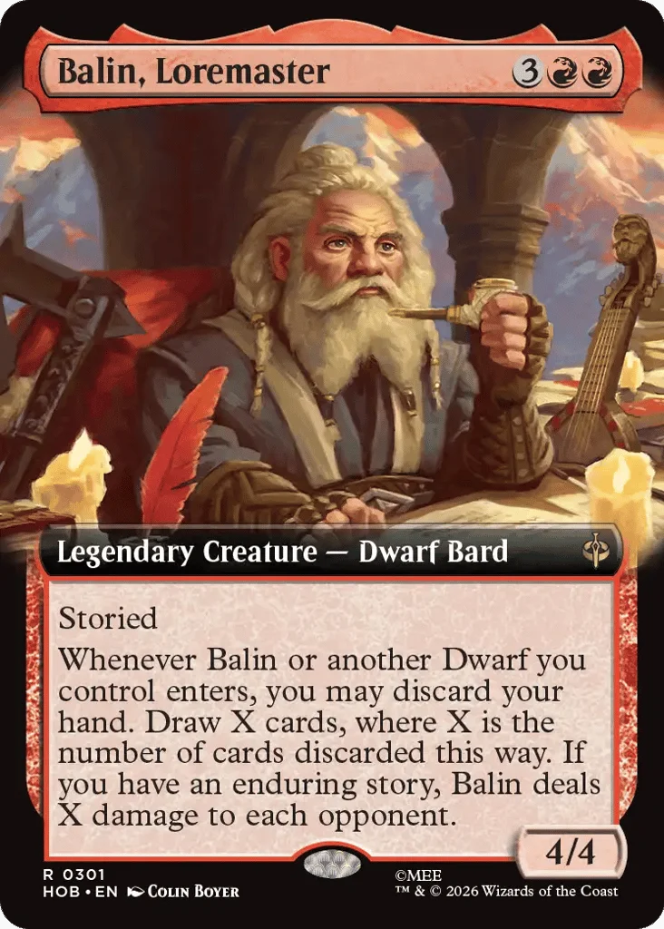 Balin, Loremaster · The Hobbit