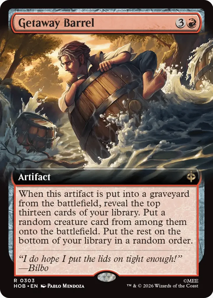 Getaway Barrel · The Hobbit