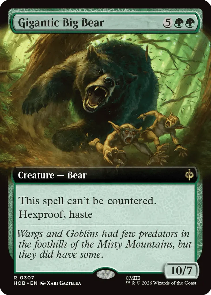 Gigantic Big Bear · The Hobbit