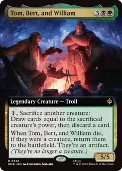 Tom, Bert, and William
