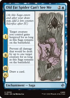 Old Fat Spider Can't See Me