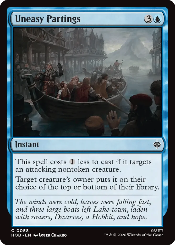 Uneasy Partings · The Hobbit