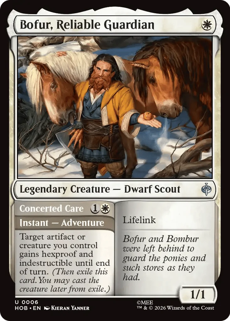 Bofur, Reliable Guardian // Concerted Care · The Hobbit