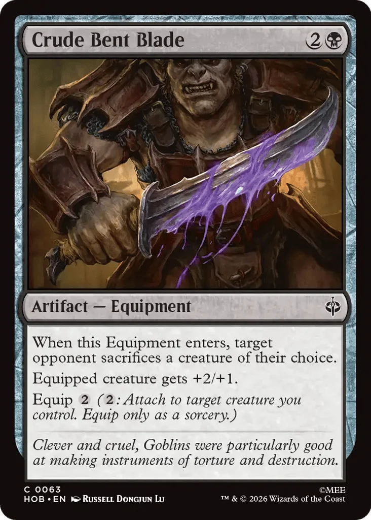 Crude Bent Blade · The Hobbit