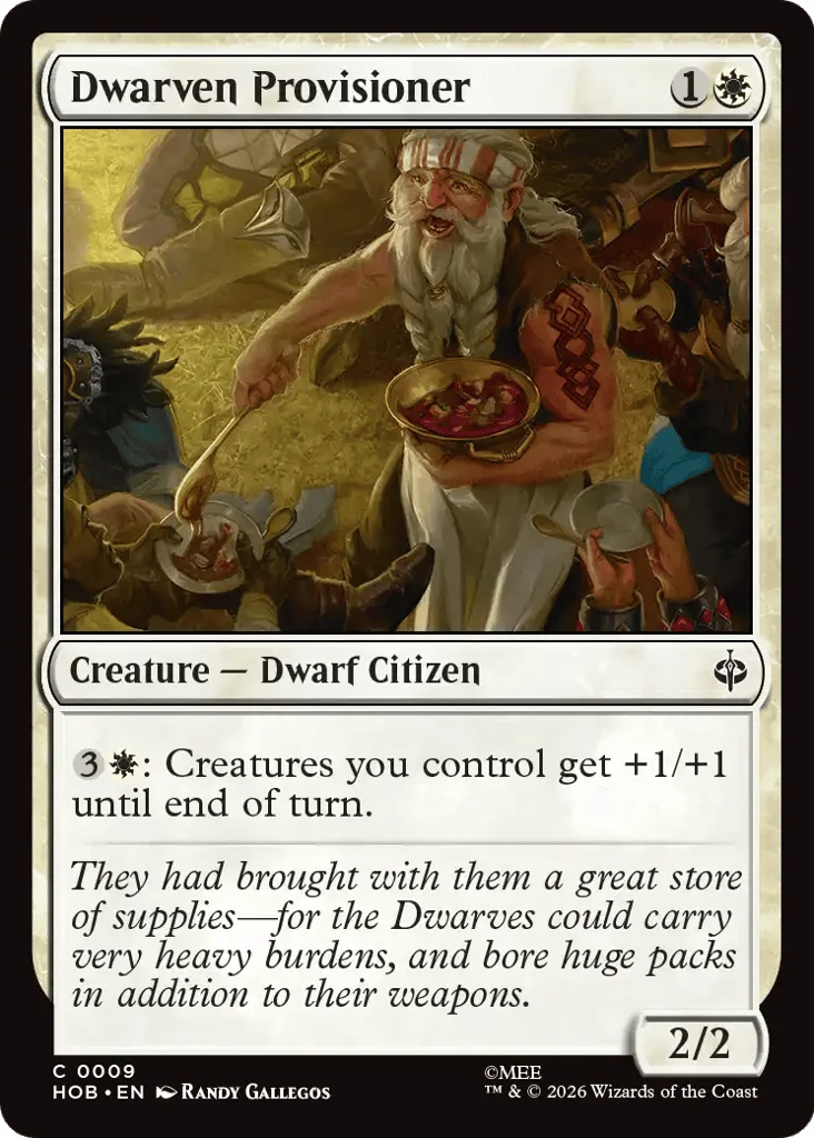 Dwarven Provisioner · The Hobbit