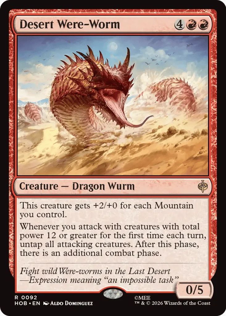 Desert Were-Worm · The Hobbit