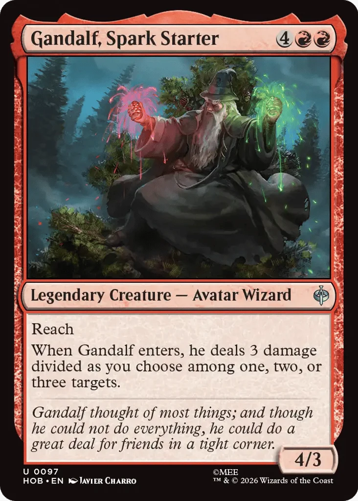Gandalf, Spark Starter · The Hobbit