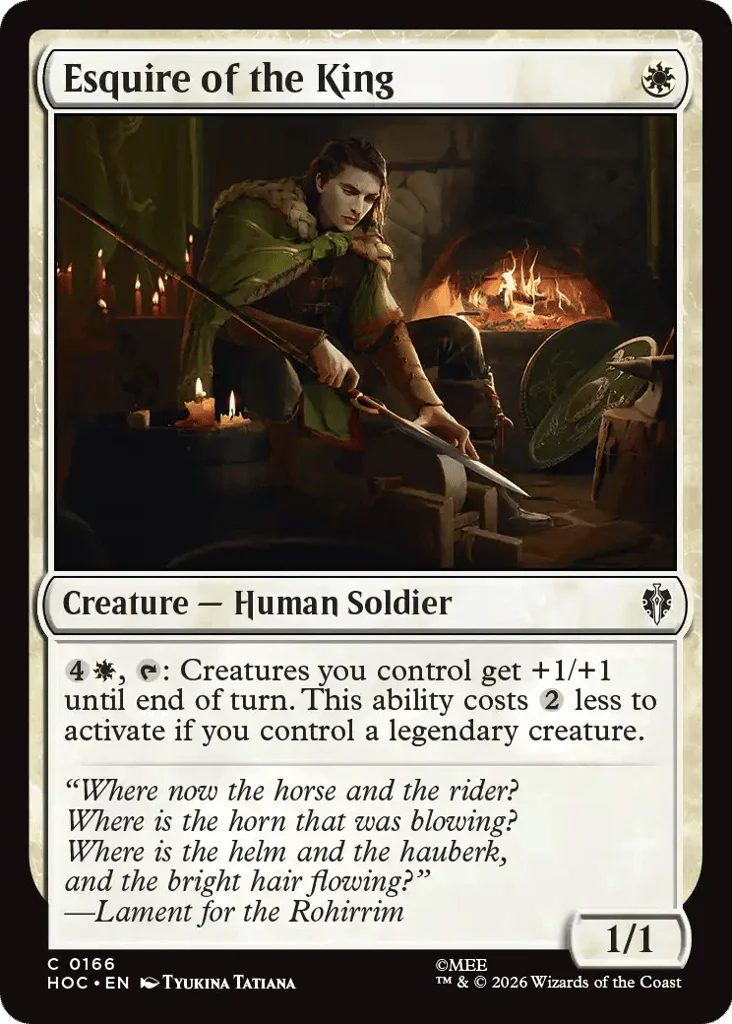 Esquire of the King · The Hobbit Eternal