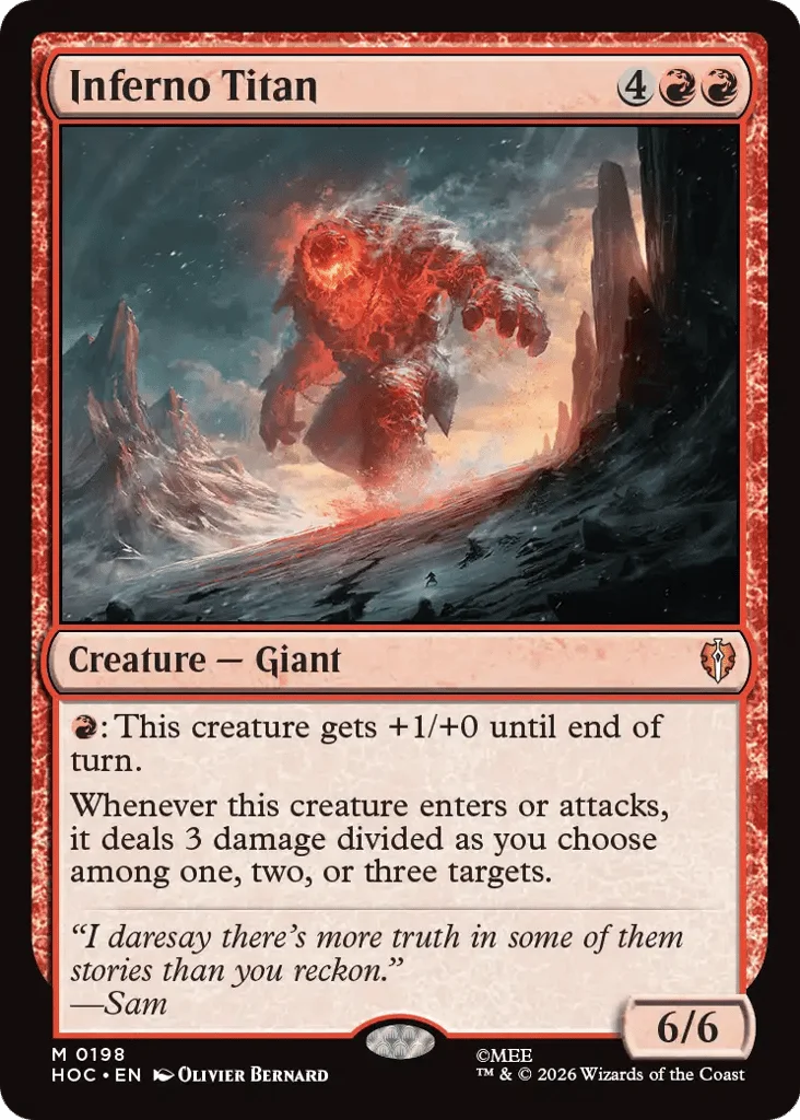Inferno Titan · The Hobbit Eternal