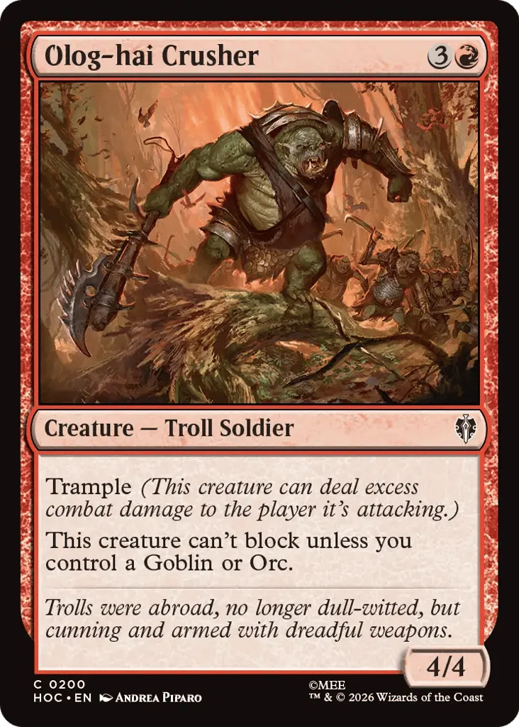 Olog-hai Crusher · The Hobbit Eternal